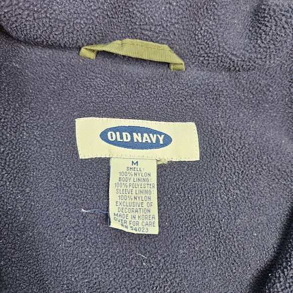 Old Navy Pullover Jacket Mens Medium Green Outerwear Fleece Lined ¼ Zip - Picture 4 of 6